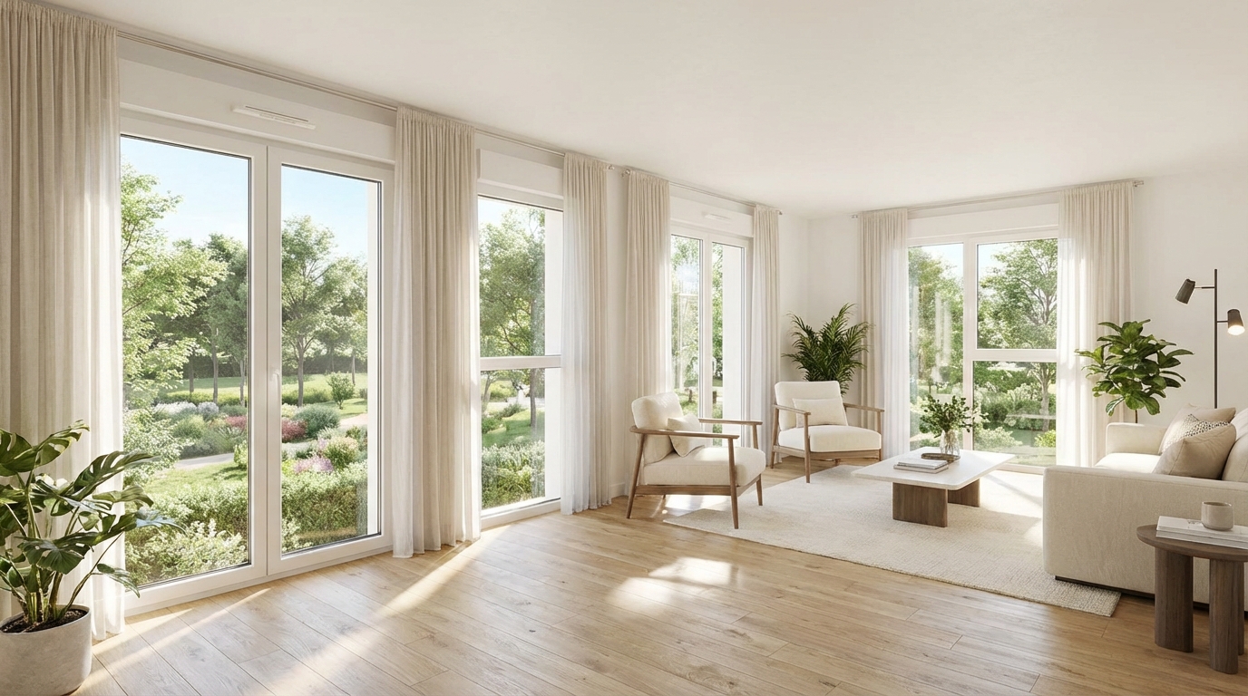 Appartement traversant