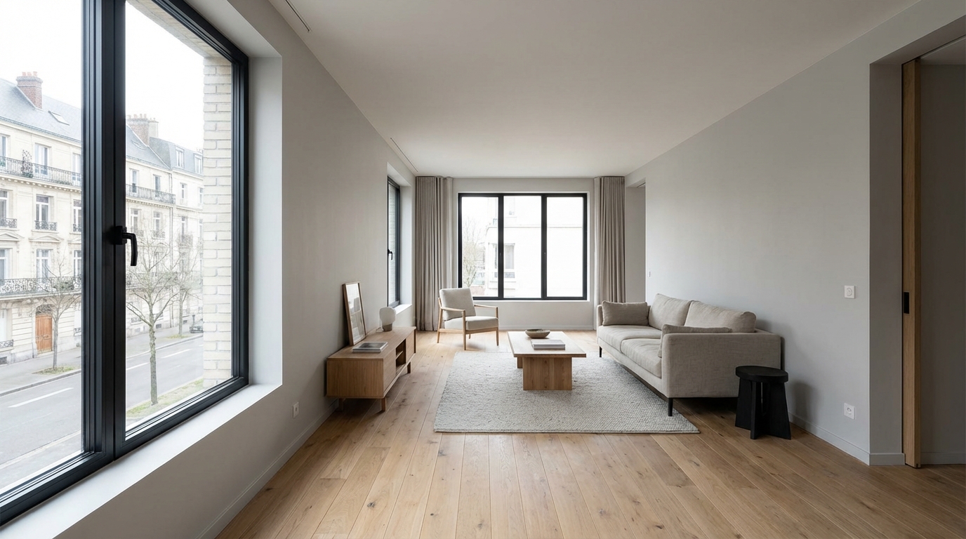Appartement traversant