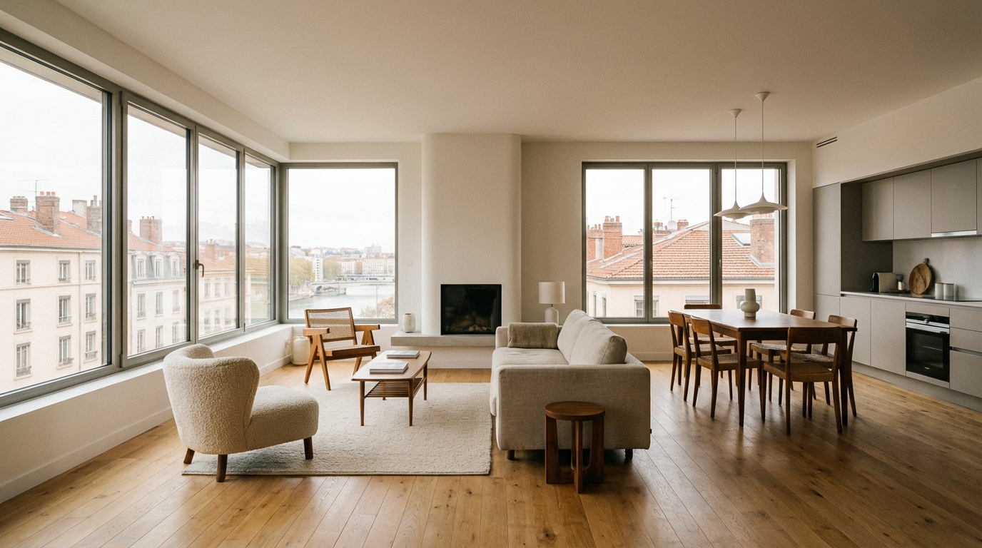 Appartement traversant