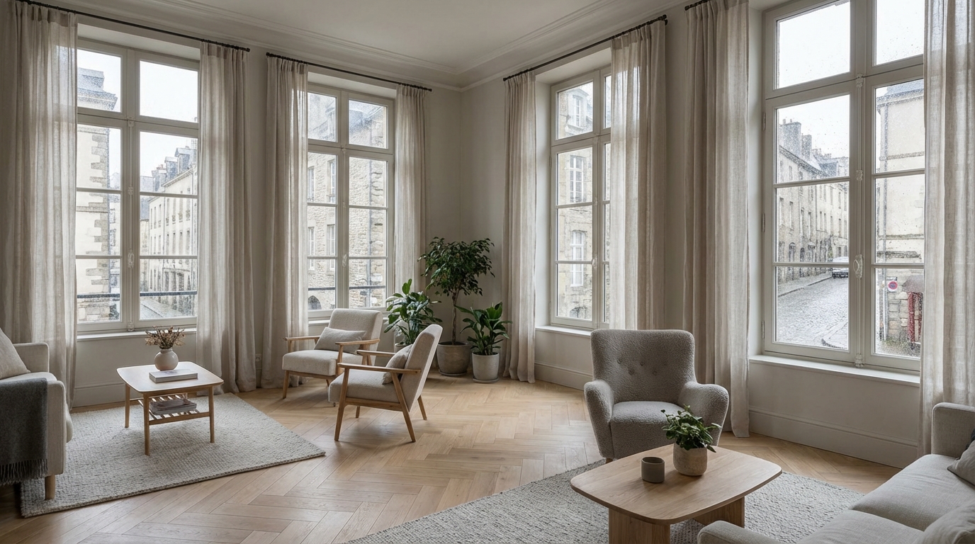 Appartement traversant