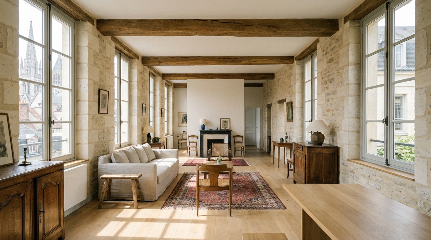 Appartement traversant
