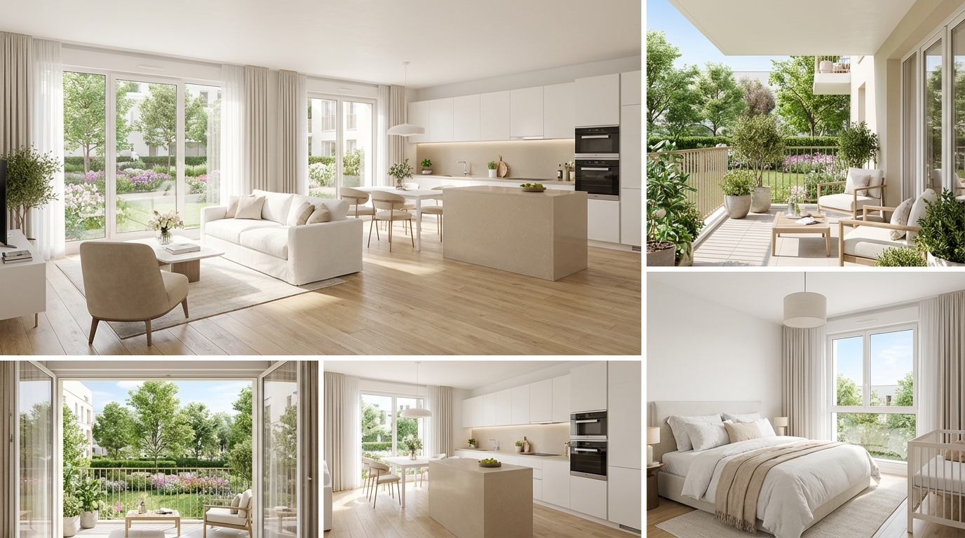 Appartement traversant