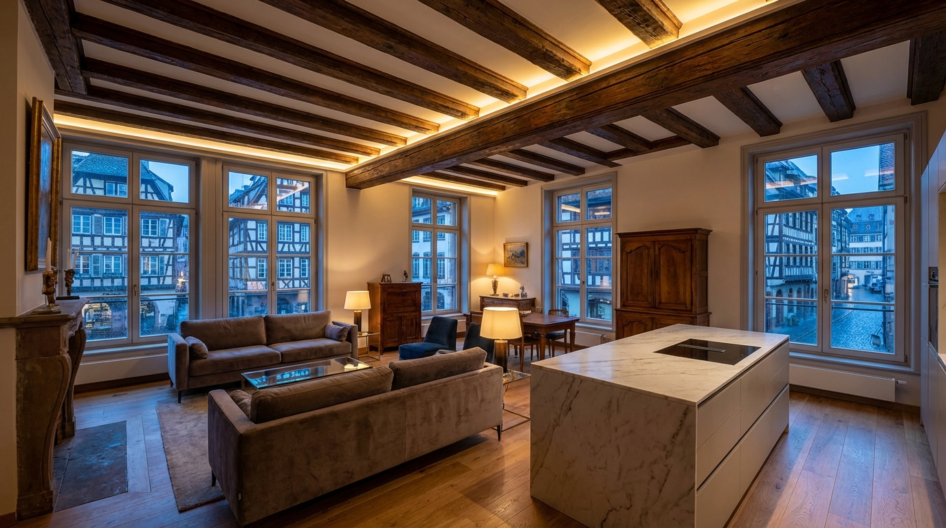 Appartement traversant